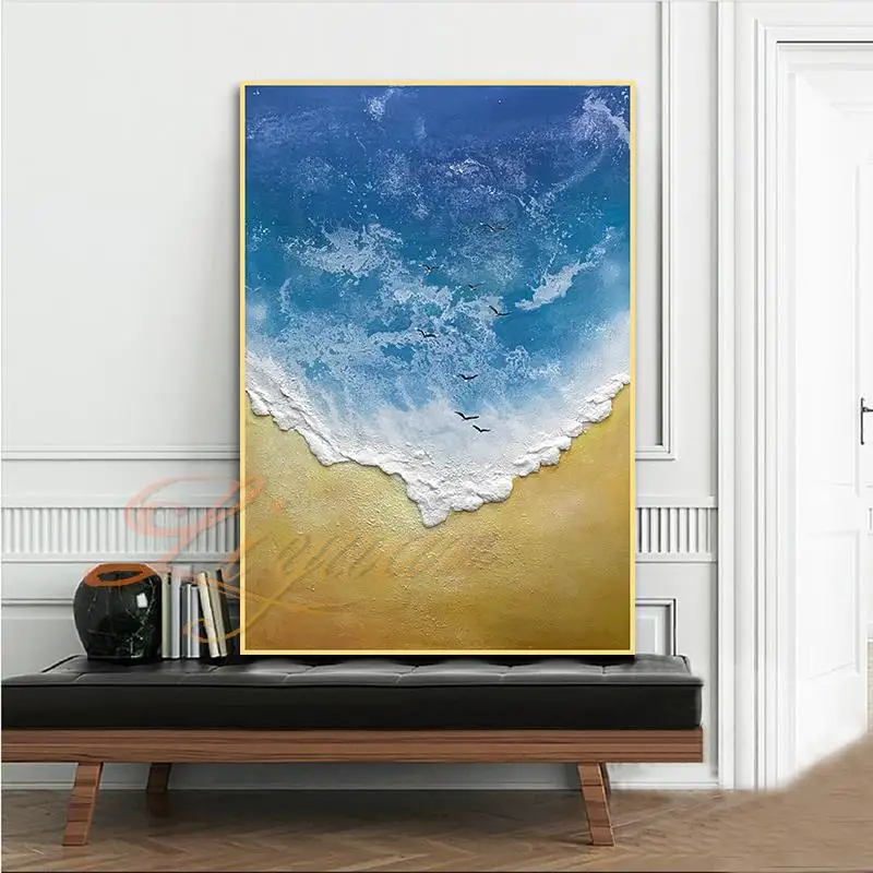 

Абстрактная объемная Толстая картина маслом ручной работы, холст, золотые картины, настенные картины, художественные настенные картины для...