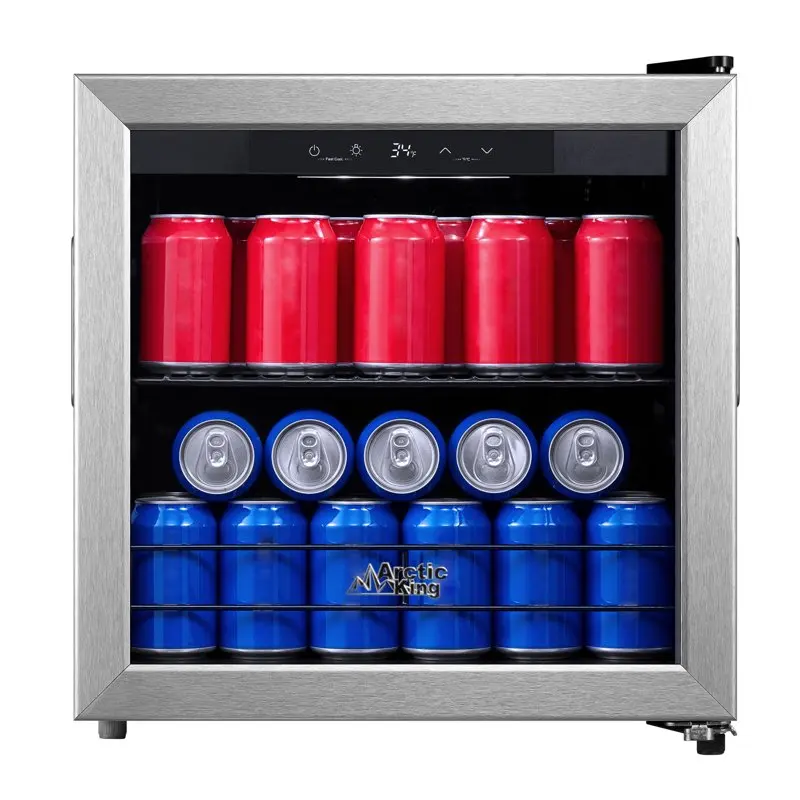 

Beverage Fridge & Cooler with Electrical , Stainless Steel look