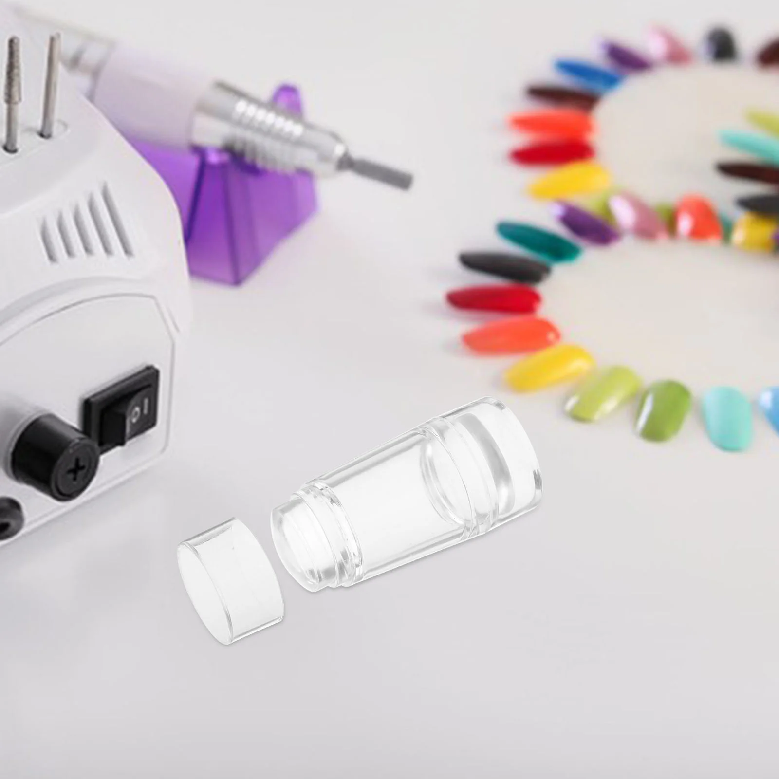 Инструмент для штампа штамп ногтей французские штампы наконечник прозрачный