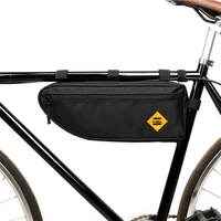 hnqh bicycle bags top tube front frame bag waterproof mtb road bike triangle pannier dirt resistant storage bag bike accessories