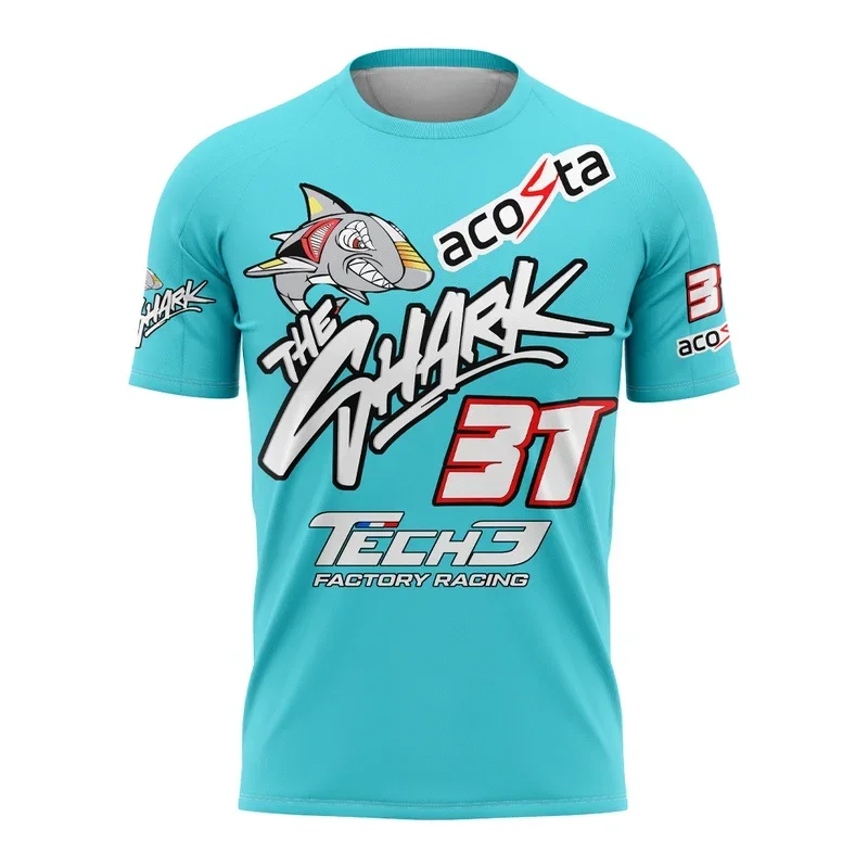 Новые летние гонки на мотоциклах No. 31 Rider Acosta Fan Мужская футболка с 3D принтом