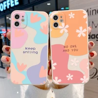 silicone flower phone case for oppo realme 8 pro case for realme narzo 30 gt 5g 8i v13 q3i q3 pro c21y c25y a54 a74 back cover