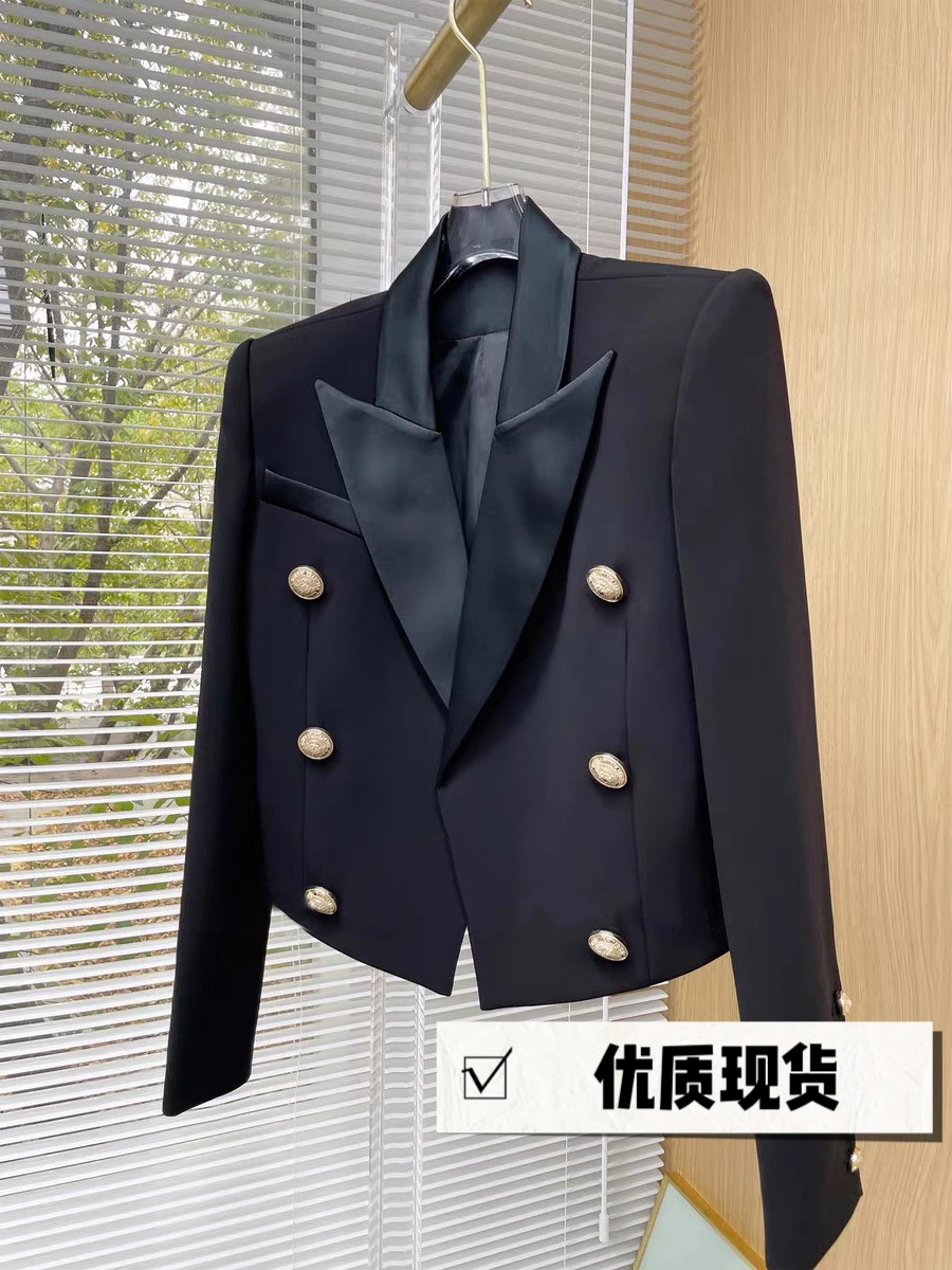 Модные простые повседневные женские куртки с длинными рукавами костюм пиджаки