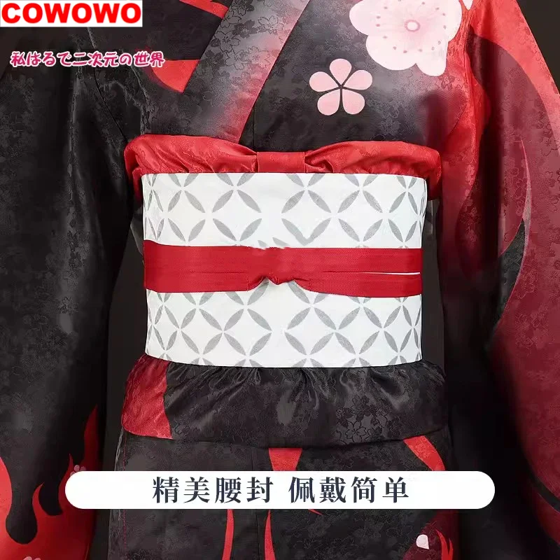 Genshin Impact Hanyuuda Chizuru кимоно женский косплей костюм Cos Game аниме вечерние униформа