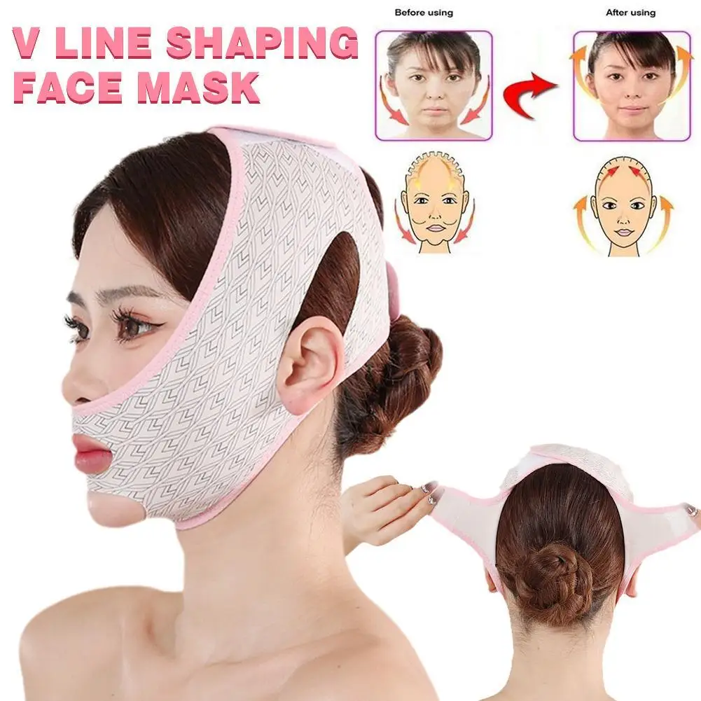 

Breathable V Face Band Cheek Lift Up Face Thin Mask Reduce Double Chin V-Line Shaping Bandage Anti Wrinkle Face Bandage