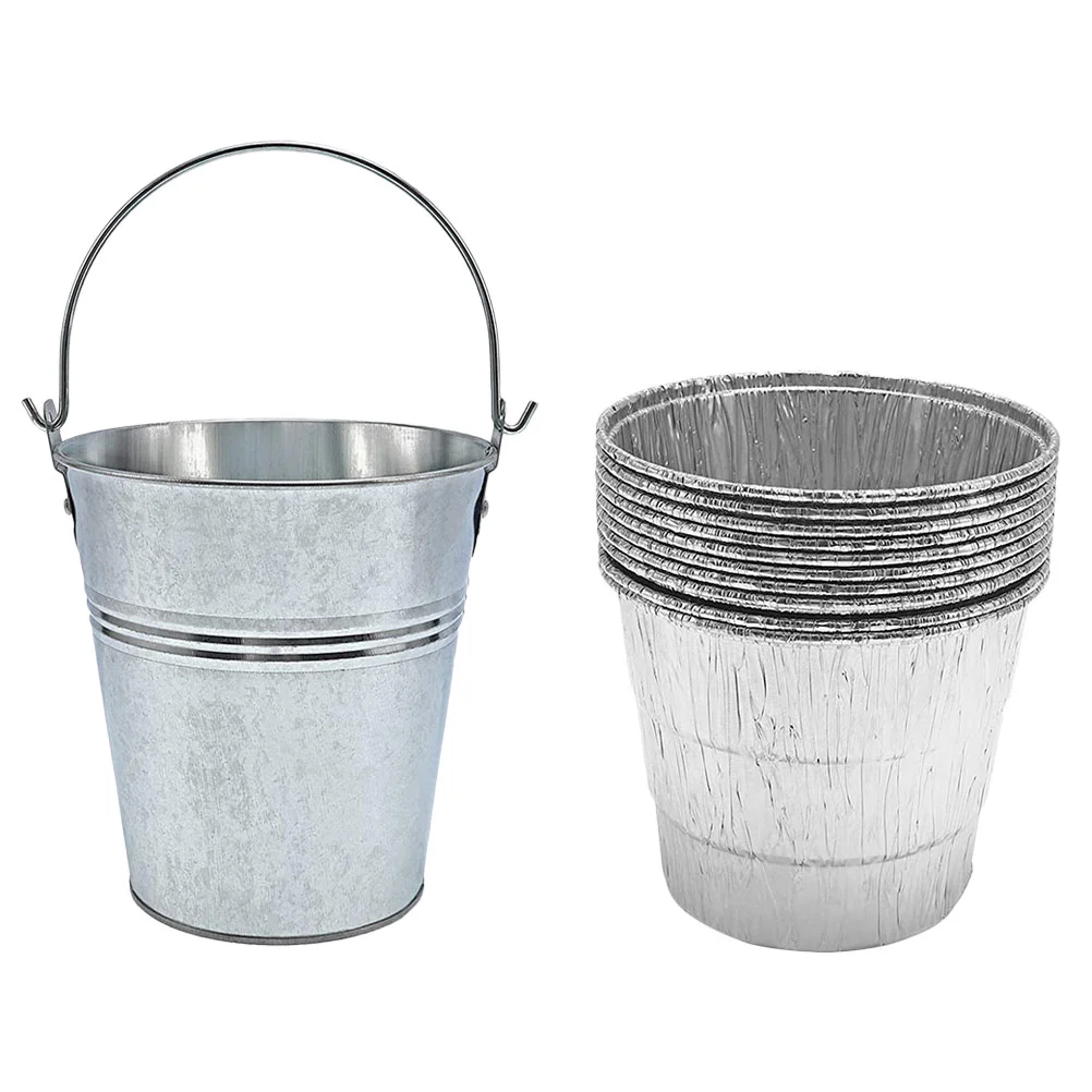 

Bucket Grease Drip Grill Liner Ice Bottle Bbq Winesmoker Catcher Container Foil Holder Disposable Tray Champagne Beer
