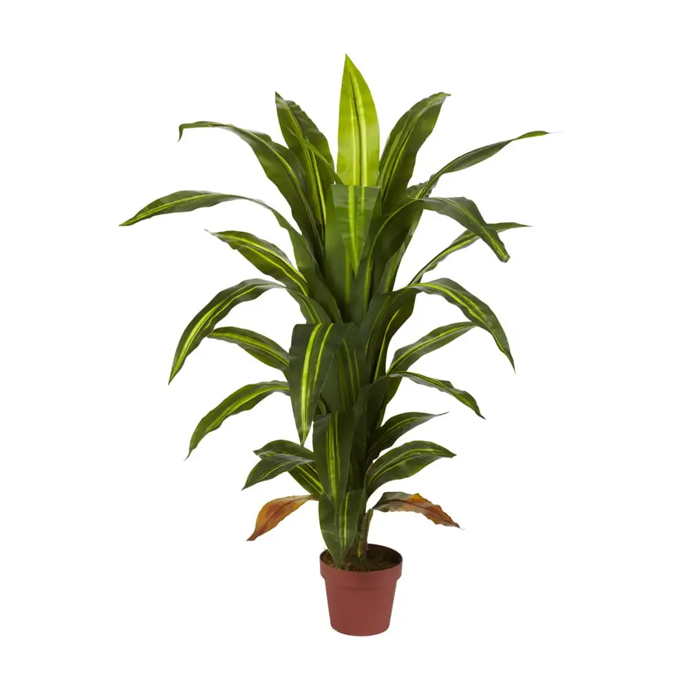 

4' Dracaena Artificial Plant (Real Touch), Green