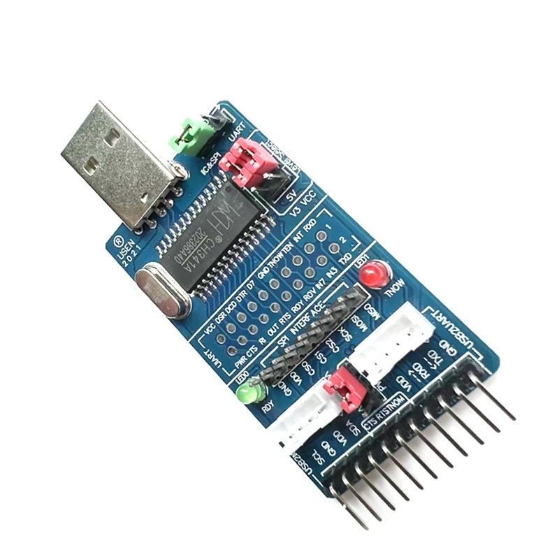 

Адаптер CH341A с USB на I2C / IIC / SPI / UART / TTL/ISP, параллельный конвертер портов EPP /MEM