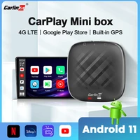 carlinkit carplay mini ai box andoroid 11 wireless carplay android auto for audi bmw mazda toyota netflix you_tube 4g lte 128g