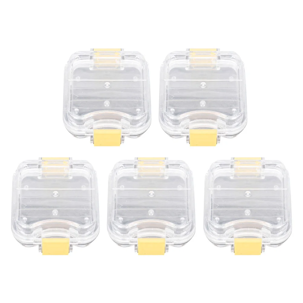 

5 шт., прозрачный контейнер для зубных протезов