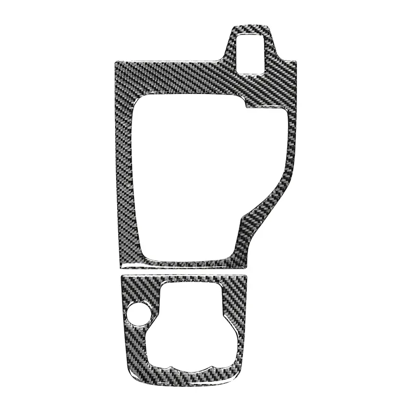 Карбоновая внутренняя панель переключения передач рамка медиа-кнопки наклейка