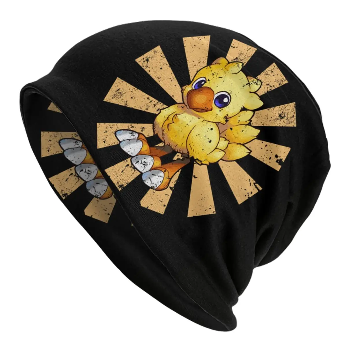 

Final Fantasy Chocobo Skullies Beanies Caps Unisex Winter Warm Knitting Hat Women Men Street Adult Bonnet Hats Outdoor Ski Cap