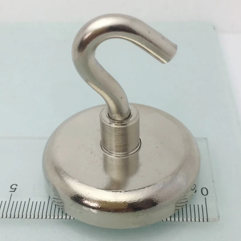 2 шт. диаметр 42 мм сверхпрочная Магнитная круглая вешалка с крючком магниты