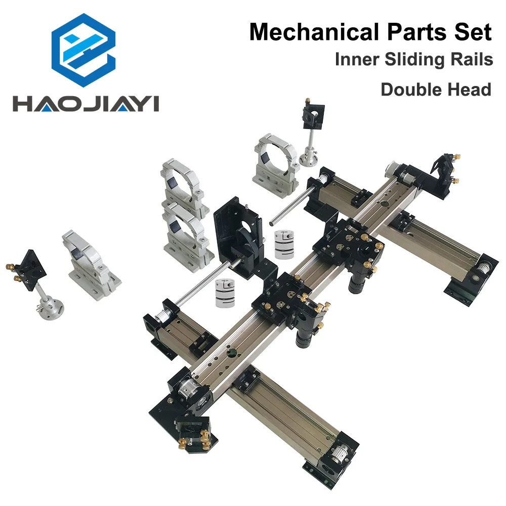 

HAOJIAYI Mechanical Parts Set 1300*900mm Inner Sliding Rails Kits Spare Parts for DIY 1390 CO2 Laser Engraving Cutting Machine