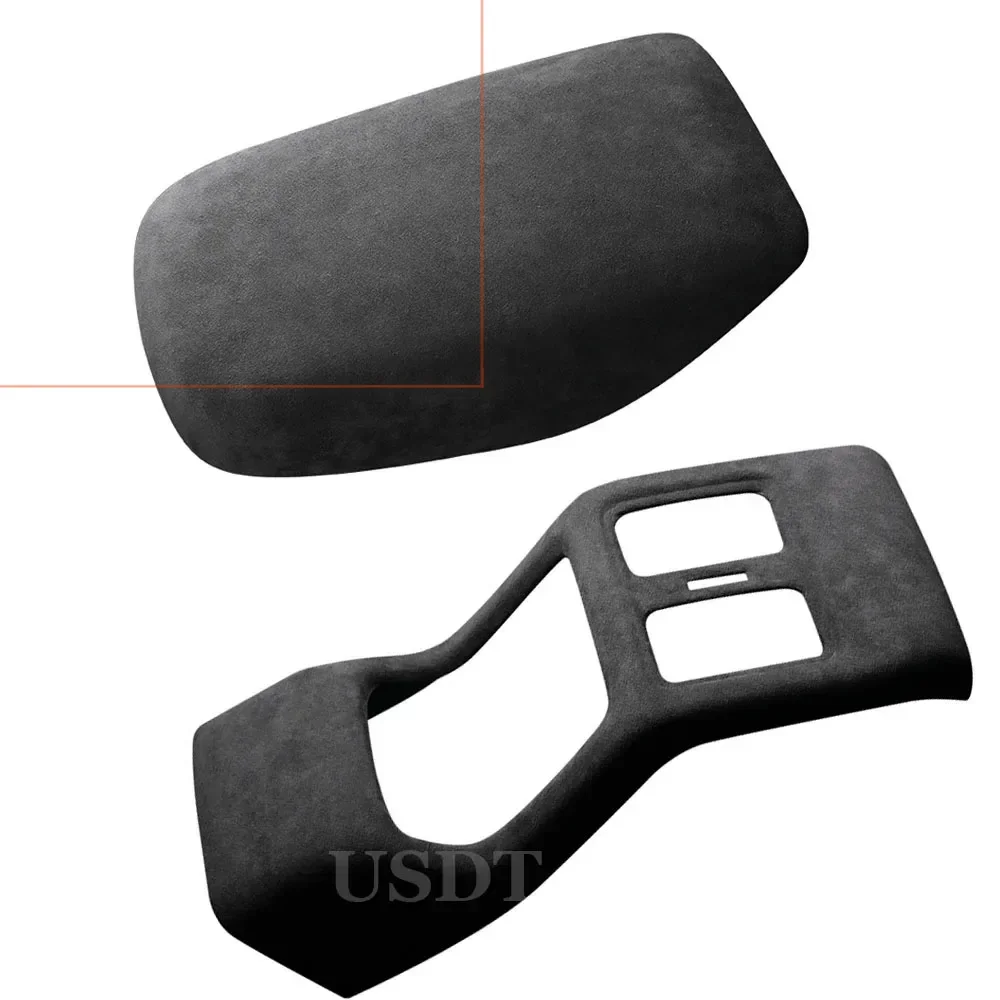 Для Honda e:NS1 ENS1 2022 2023 2024 верхняя замшевая задняя крышка подлокотника оболочка