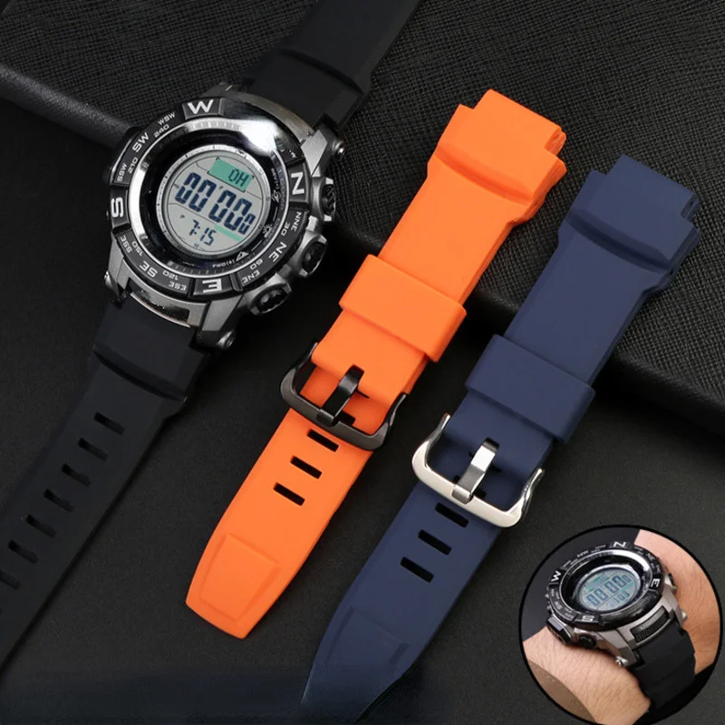 

Ремешок резиновый для Casio G-shock PRW-3500/2500/5100 PRG-260/550/250/500, ремешок для часов
