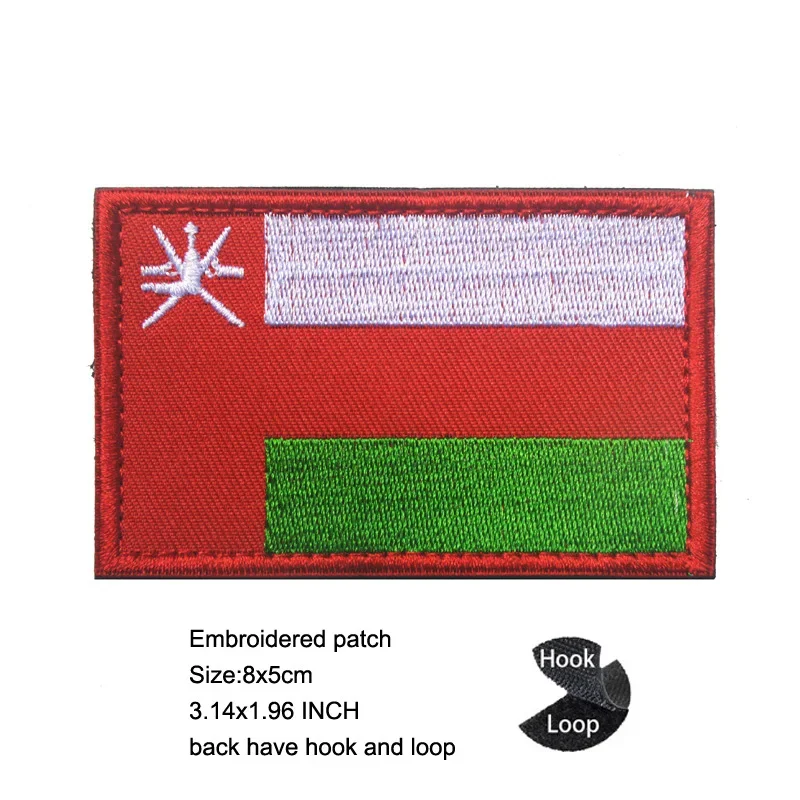 Лидер продаж Ближний Восток арабский флаг сумка аксессуар нашивка 3D из ПВХ