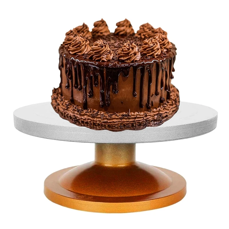 

Вращающийся Поворотный круг для торта подставка для торта декоративные принадлежности пластиковый стальной поворотный круг для детской в...