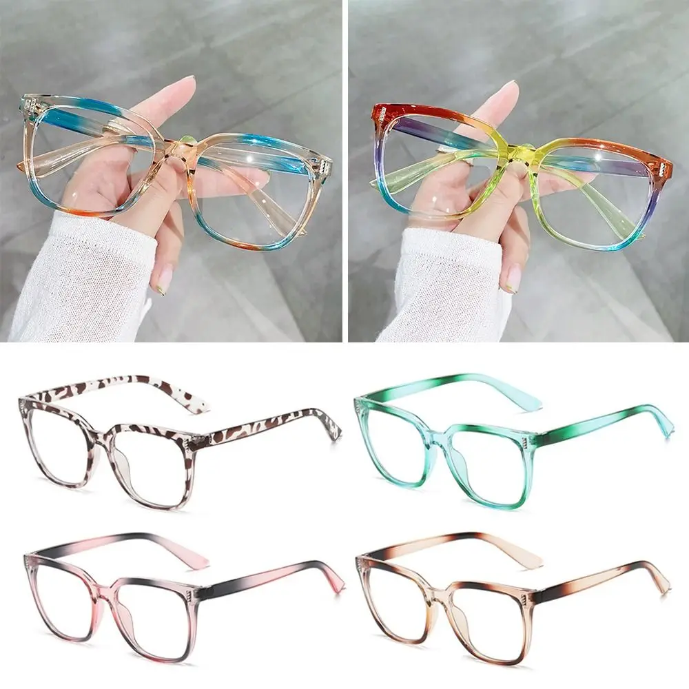 

Vintage Vision Care Oversized Gradient Square Glasses Optical Glasses Spectacles Eyeglasses Frame