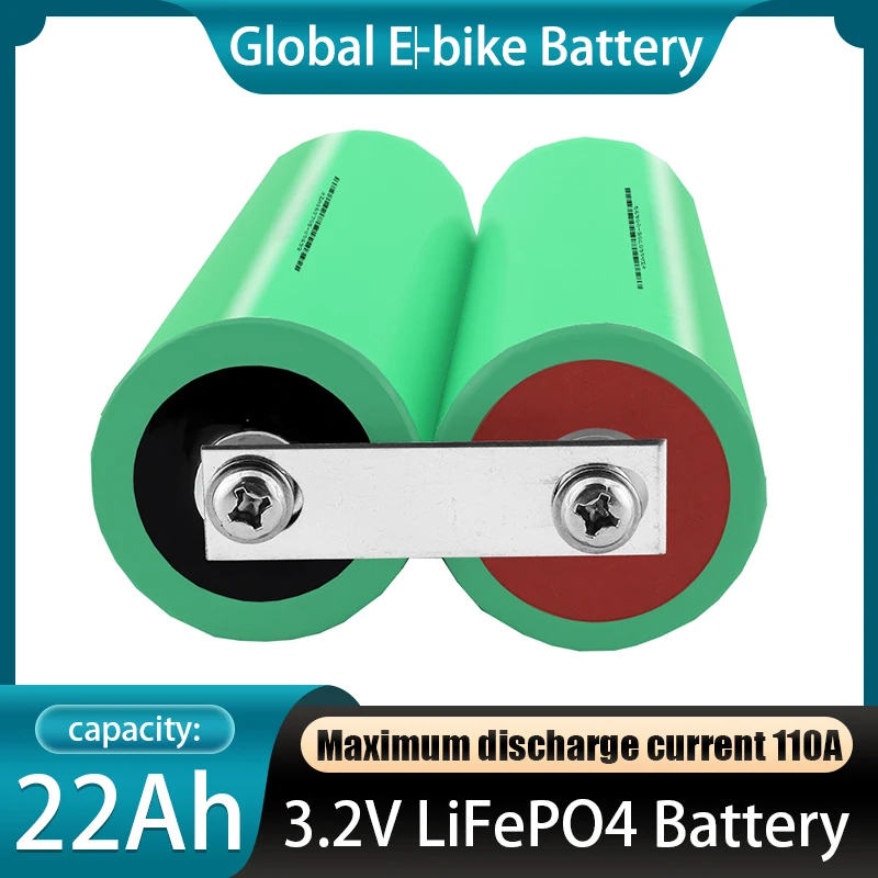 

LiitoKala Новый 3,2 В 22Ah Lifepo4 Батарея 10C Батарея непрерывного разряда DIY 12 В 24 В Электрический автомобиль Скутер Трехколесный солнечный велосипед