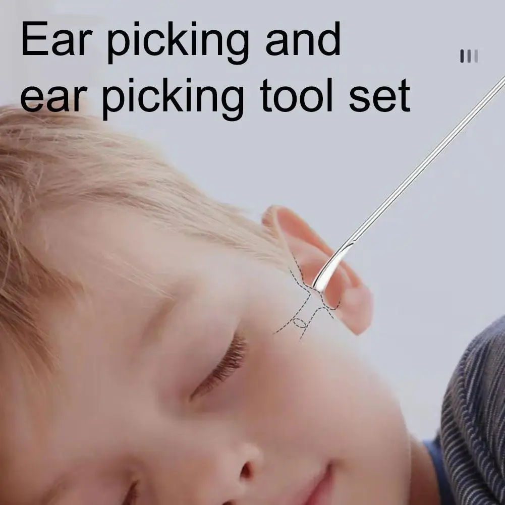 

6/7pcs Steel Earwax Collector Turn Ear Pick Ear Pick Ear Cleaning Ear Clean Tool The Portable To W4i9