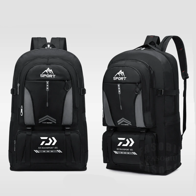 

2022 Men's New Fishing Backpack Outdoor Camping Zipped Fishing Bag Running Tactical Quality Waterproof Military Backpack