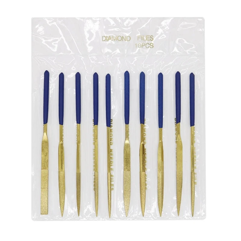 Высококачественный набор из 10 алмазных напильников для точной работы подходит