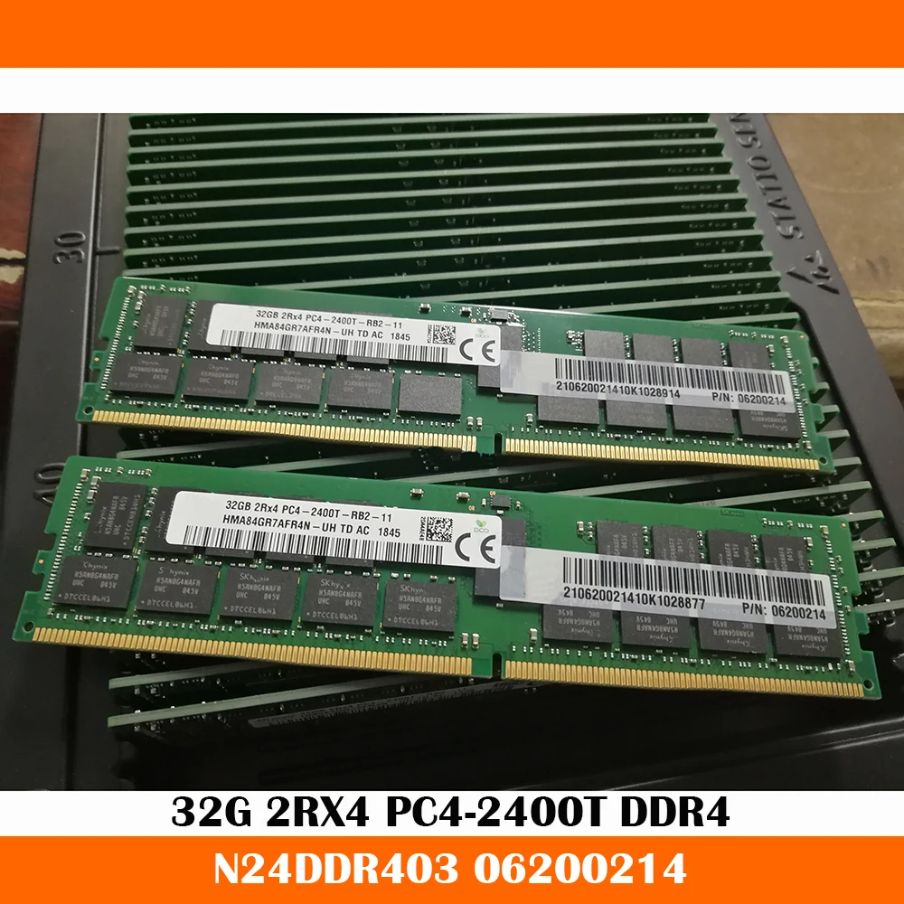 RAM 32G 2RX4 PC4-2400T DDR4 N24DDR403 06200214 32GB Memory Fast Ship High Quality Work Fine