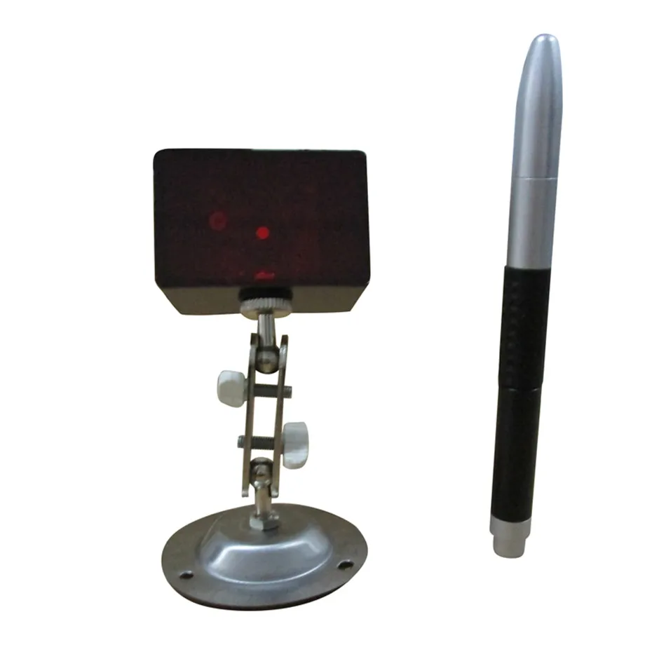 

Optical- electrical positioning system with high-precision touch screen
