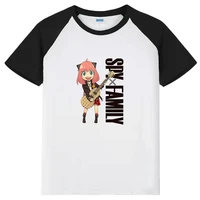 kids spy x family tshirt anya forger sudaderas para mujer tops anime boys graphic tee kawaii girls unisex 100 cotton clothes
