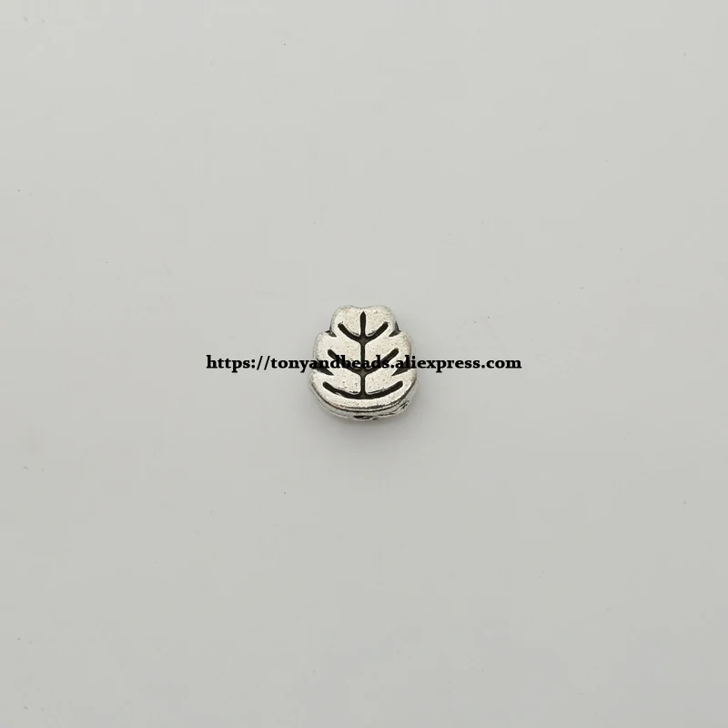 (50Pcs / Lot !) Zinc Alloy Tibetan Antique Silver European Charm Spacer Beads For Jewelry Making Size 7x6.8mm ZN-2366 - купить по