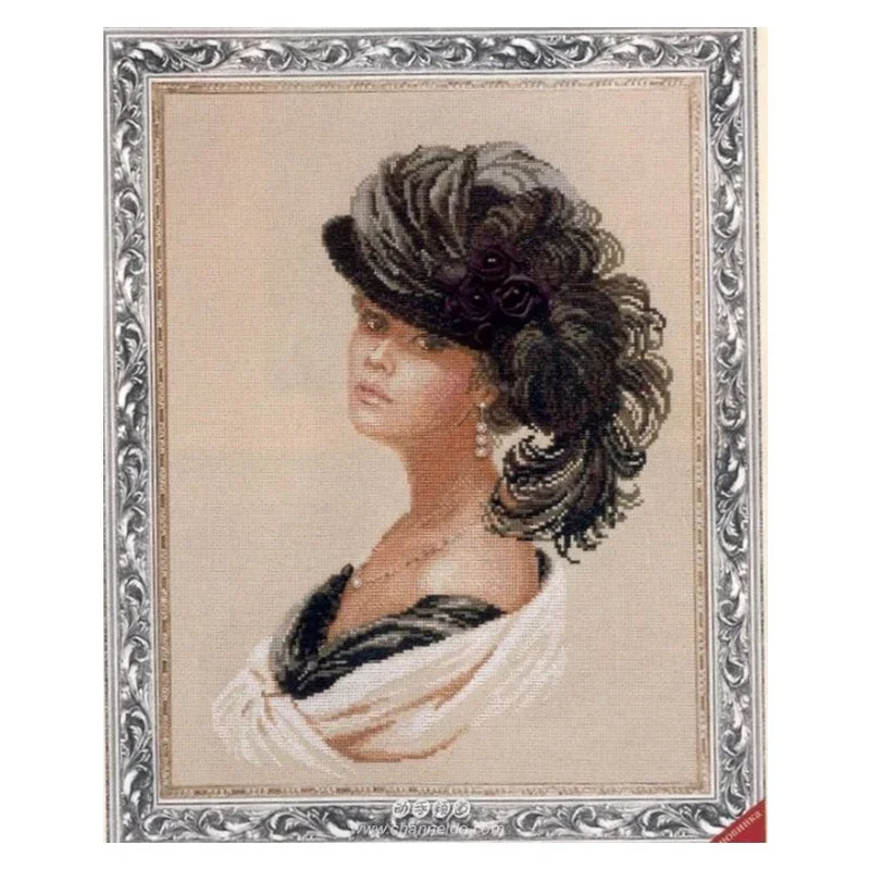 Набор для вышивки крестом Amishop Gold Collection бархатный вечерний элегантный комплект