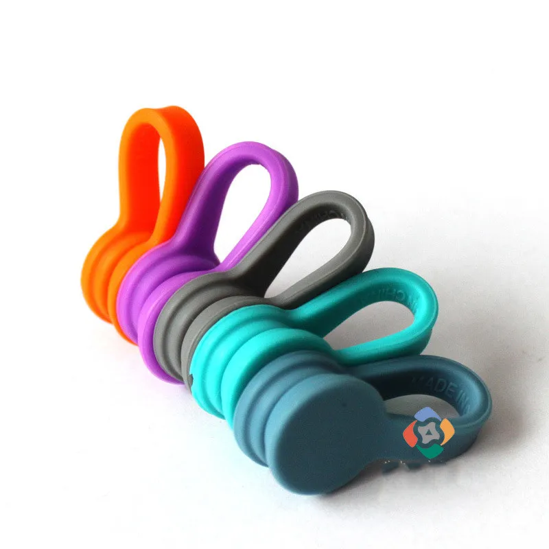 

5Pcs Creative Mini Magnet Storage Clip Headset Winder Mobile Phone Magnet Winder