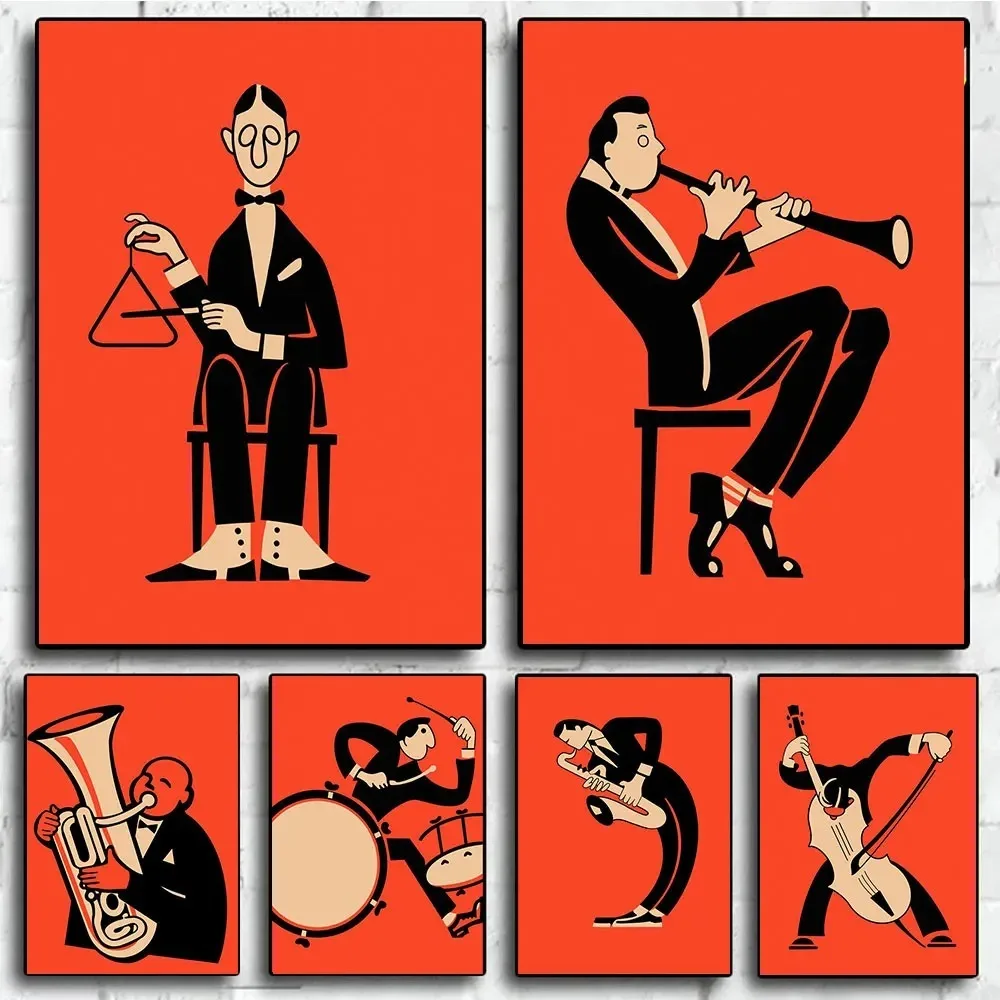 Классическая картина распылением печать на холсте музыкантов сопрано тенор альт