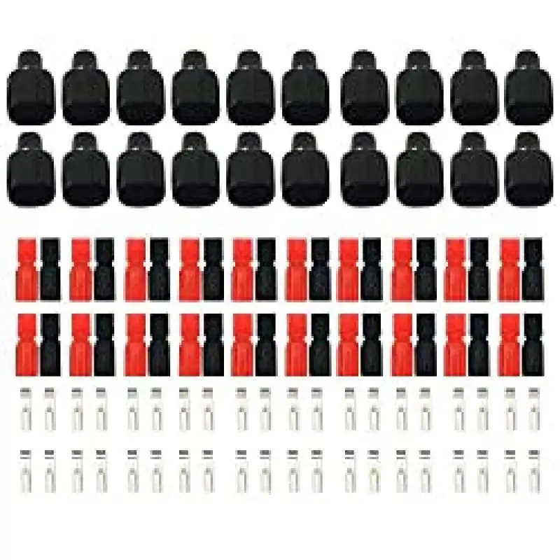 

45A Quick Disconnect Power Terminals Connectors,with Protective Jacket Anderson Battery Modular Power Connectors Set (40 Pair)
