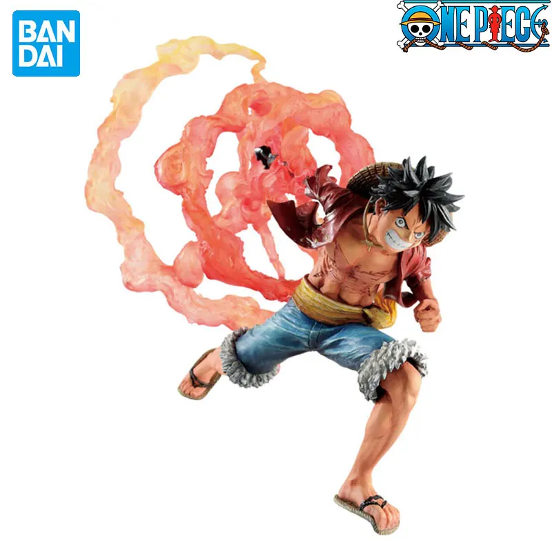 

Bandai оригинальный Аниме One Piece Monkey D. Фигурка Luffy, модели игрушек, фигурки героев аниме, орнамент, коллекция, подарки на день рождения, игрушки