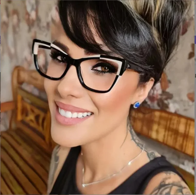 Оптические оправы для очков кошачий глаз женщин очки с защитой от синего света