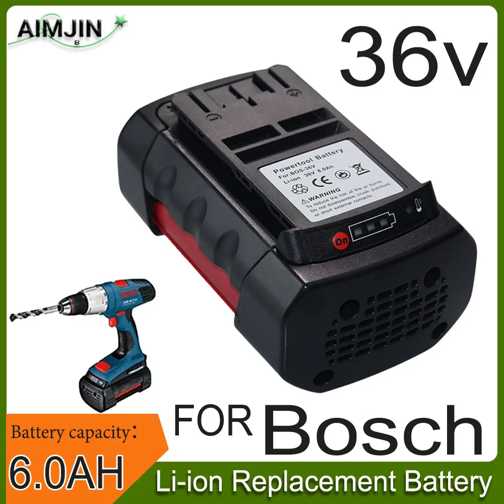 Для Bosch 36 В 6000 мАч сменный литий-ионный аккумулятор D-70771 2607336003 2607336108 BAT836 BAT840 BAT810