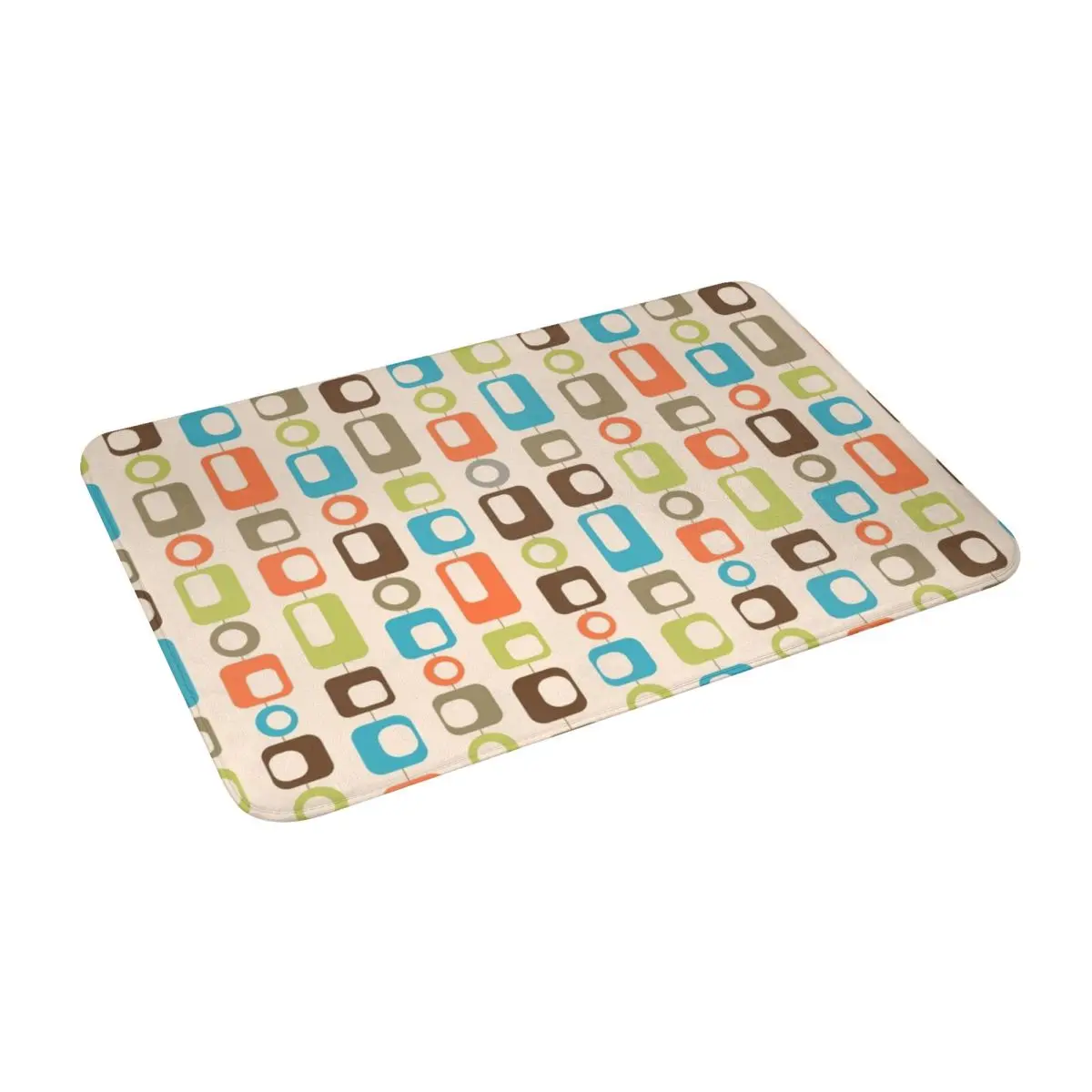 

Mid Century Modern Art 8 Bath Door Floor Mat Bohemia Boho Anti-slip Rug Carpet Entrance Living Room Home Kitchen Water Oil Proof