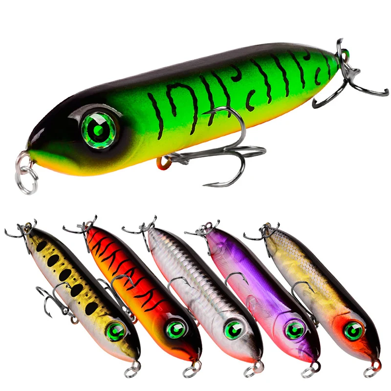 

6 Color Swimbait Propeller Tractor Fishing Lure 100mm 12g Bait Floating Pencil Outdoor Topwater Crank Wobblers Fishing Tackle