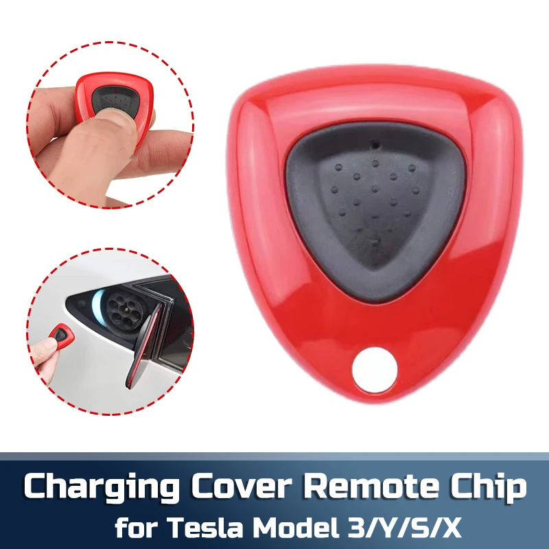 Крышка зарядного порта чип дистанционного управления для Tesla Model Y 3 S X 2020-2023