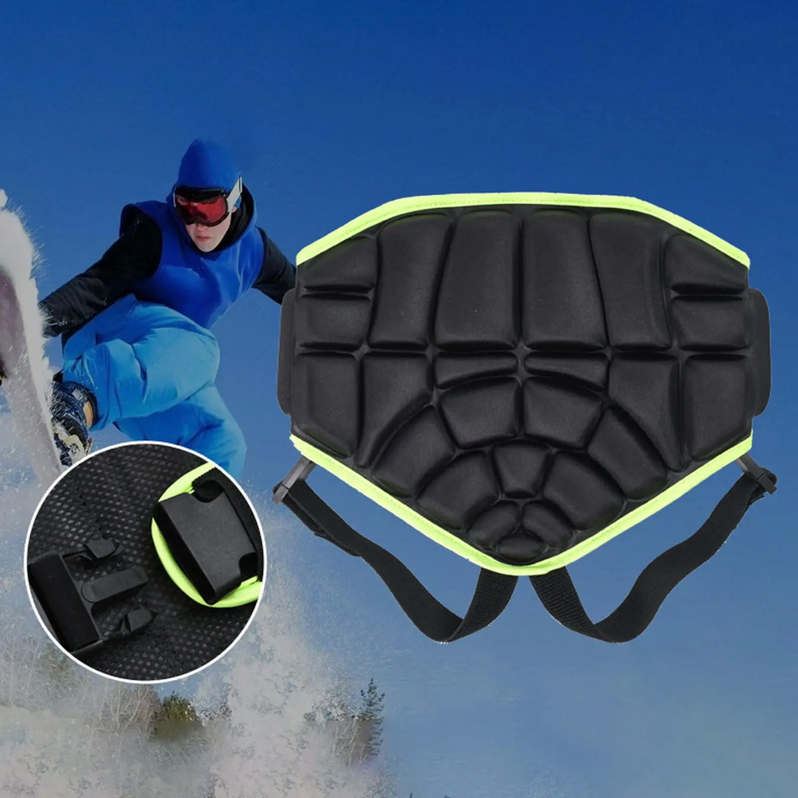 

Butt Pad Waist Adjustable Breathable Children Sports 3D Padded Hip Protective Short for Skateboarding Skiing Cycling Snowboard