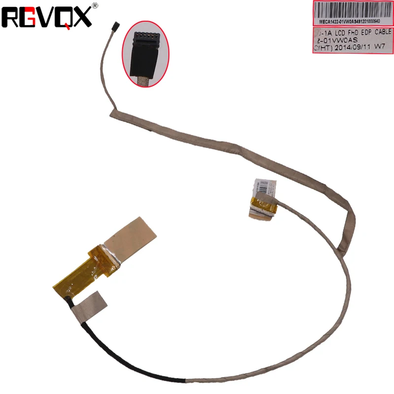 Новый кабель для ноутбука ASUS X550JD FX50 FX50J FX50JK FX50JX X550JD-1A PN: 1422-01VW0AS, кабель для ноутбука LCD LVDS