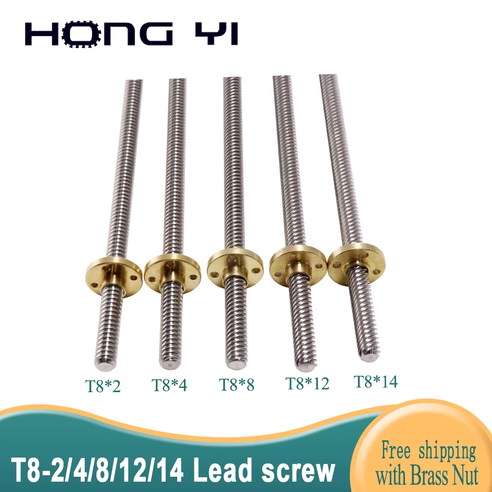 3D-принтеры трапециевидные стержень привести мотор с винтовой резьбой 8 мм