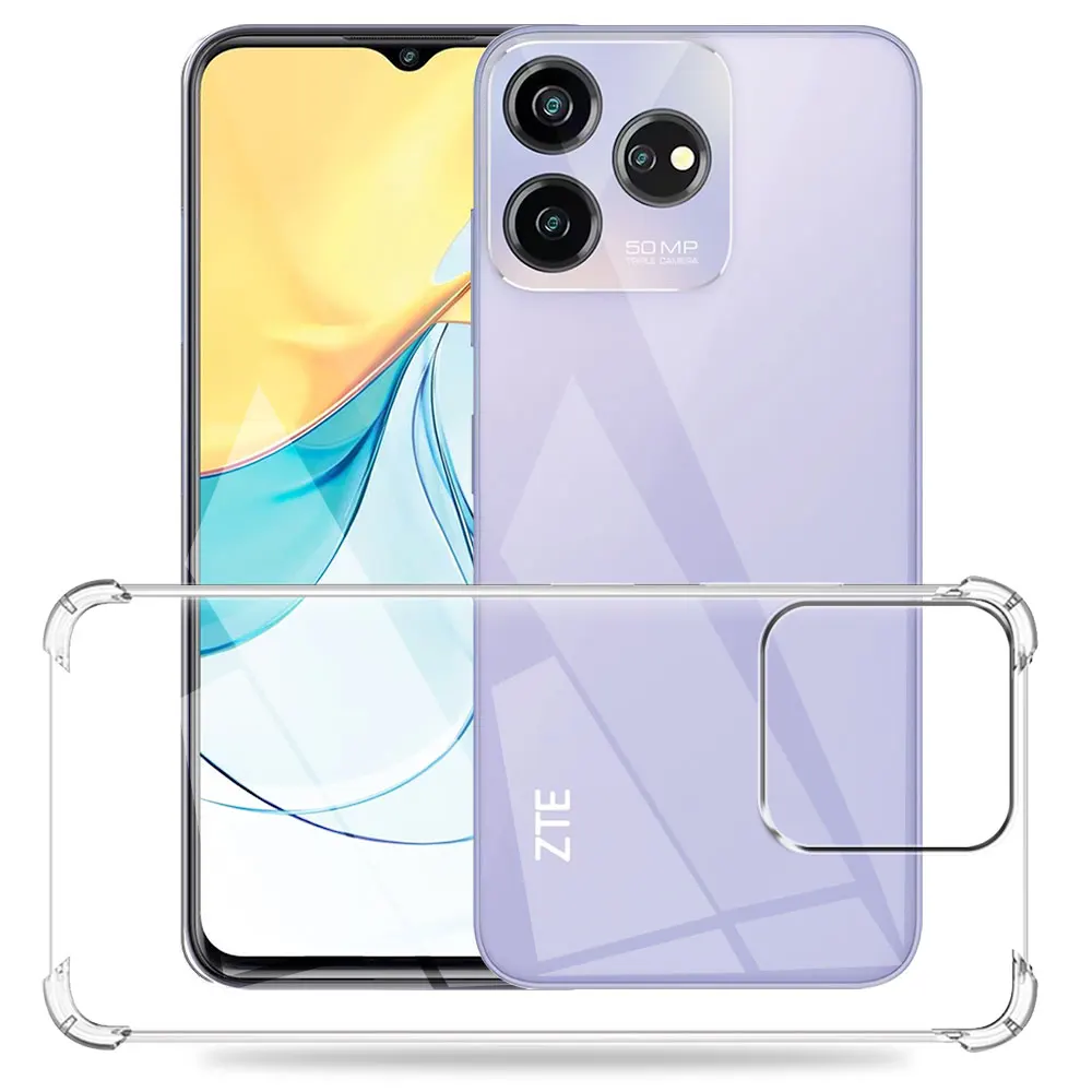 Чехол для смартфона ZTE Blade V50 Smart /ZTE прозрачный противоударный силиконовый мягкий