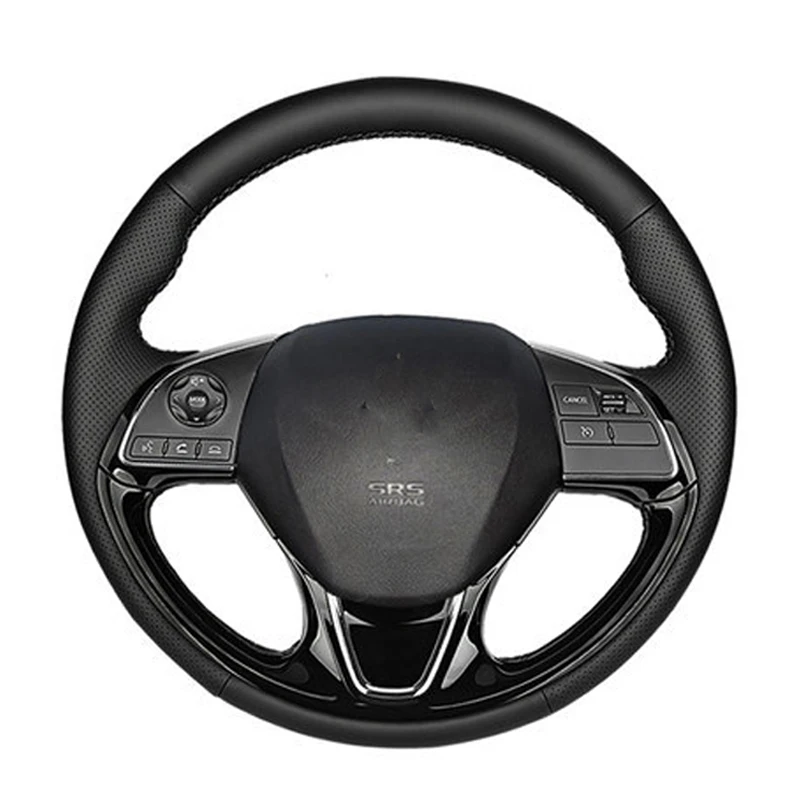 

Breathable Leather Car steering wheel For Mitsubishi Outlander 2016 - 2019 ASX18 Eclipse Cross 2018 Custom made Steering Covers