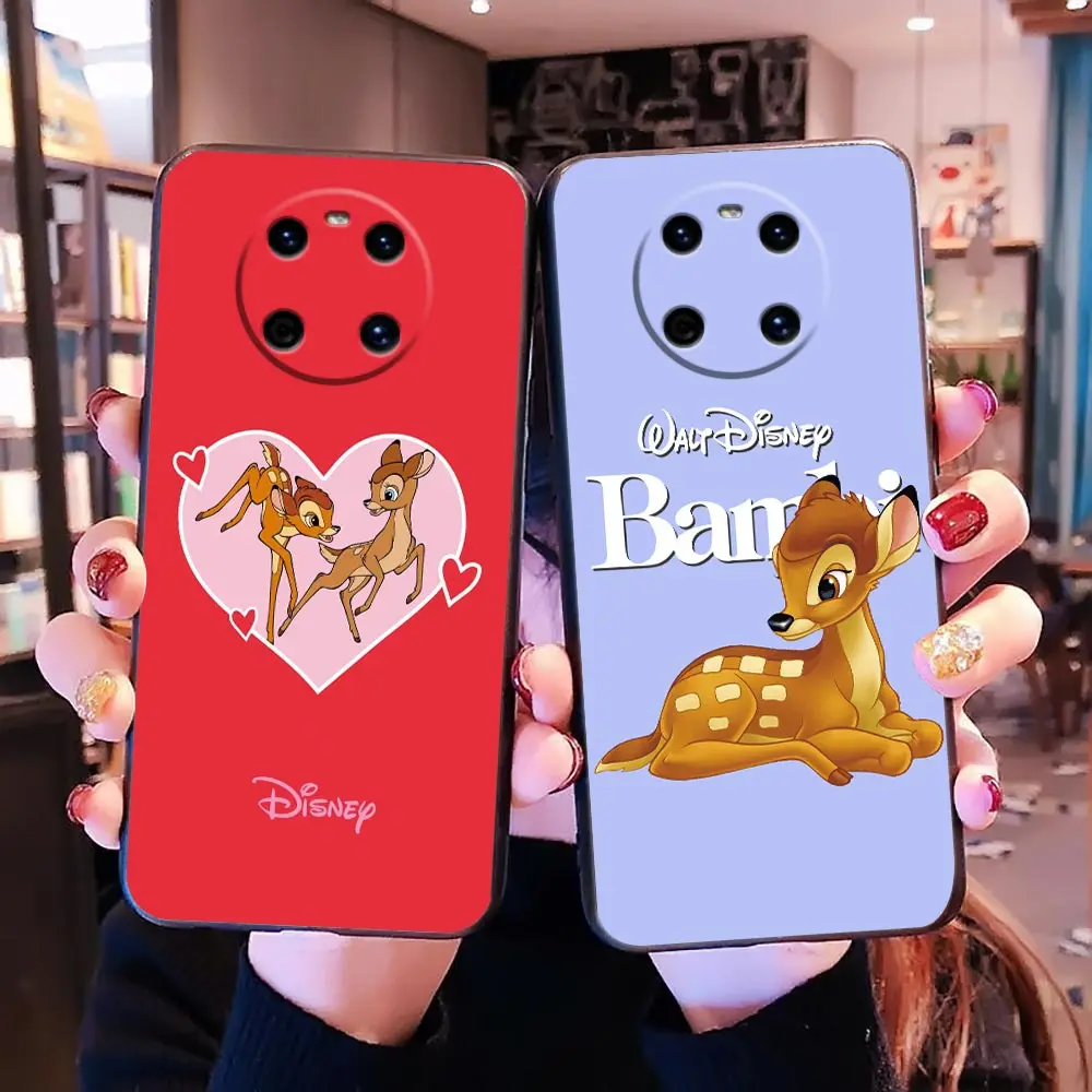 

Disney Fawn Bambi Cute Cartoon Case For Huawei Nova 9se Y60 9 8se 8i Mate 40rs 40 20 10 Y9a Y9 Y8p Y8s Y7a Y7 Y6 p Pro Plus Lite