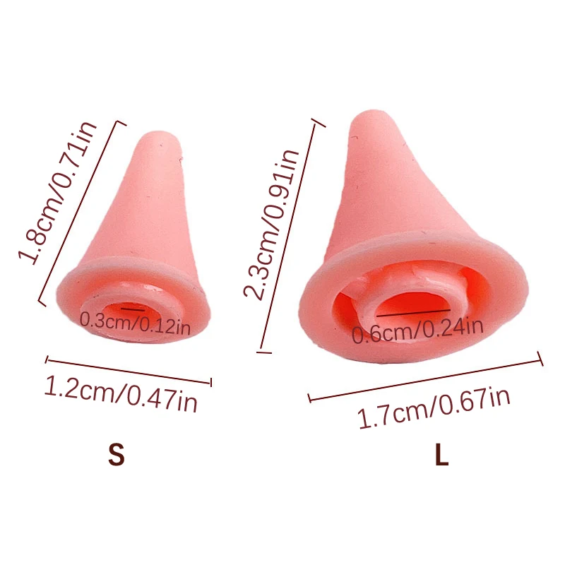 10 шт. разноцветные протекторы для вязальных игл (2 размера)