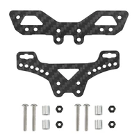 2pcs carbon fiber front and rear shock tower for tamiya xv 01 xv01 110 rc car upgrades parts accessories