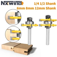 nxwind 2pcs 68126 3512 7mm shank 47mm tg assembly cutter router bit woodworking milling cutter for wood face mill